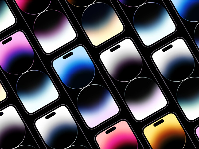 New iPhone Wallpapers ambient blur blurry background glass effect glow iphone iphone 14 new iphone nice colors wallpaper