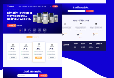 Software agency Landing page design ui ux