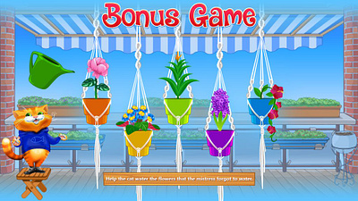 Bonus Game development for the Flower themed slot game bonus art bonus art design bonus design bonus round flower slot flower themed gambling game art game design graphic design slot art slot bonus slot game designer slot graphics