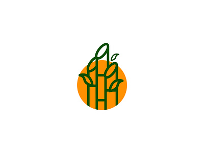 Sugarcane Logo Design agriculture branding business cane clean company design fresh illustration logo logotype minimal modern natural nature plant simple sugarcane symbol vector