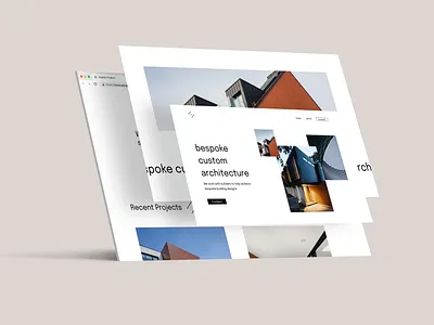 Bespoke Architect Website Design architect architect website bespoke bespoke website branding figma figma design freelancer minimalist website mockup modern website no code nocode ui ui design webflow webflow development website website design wireframes
