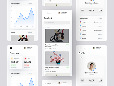 MDN · Social Media Management Mobile App analytic app clean data design light mode management minimal mobile mobile app mobile design product product page schedule social social media social media analytic social media management ui ui design