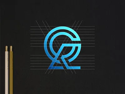 GR monogram logo branding design graphic design icon illustration illustrator logo vector