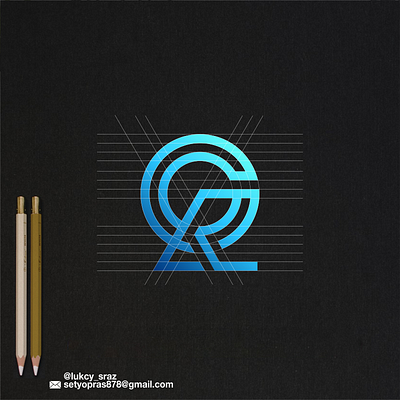 GR monogram logo branding design graphic design icon illustration illustrator logo vector