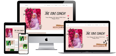 Alia Jamal Coaching http://aliajamalcoaching.com/ design ui uiux design ux wordpress