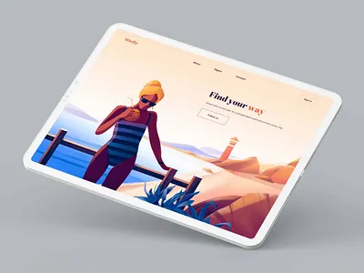 Free Ipad Tablet Mockup branding business design free illustration ipad logo mockup tablet typography ui ux vector