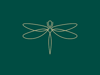 dragonfly abstract beautiful bug creative dragonfly elegant graphic design illustration insect lineart logo luxury minimalist modern monogram nature outline simple wings woman