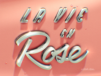 Grace Jones 3D Lettering on Procreate – #Retroctober 2021 3d chrome custom type design digital graphic design hand drawn illustration lettering logo procreate retro retroctober type typography vintage