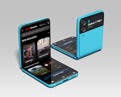 Game Preview App (Mock Up) app branding graphic design ui ux