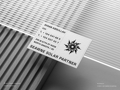 Logomark and Brand Identity for SOLAR ENERGY site name "SEAWNE" battery brandguideline branding cleanenergy electricity geometrylogo graphic design greenenergy icon identitydesign logo minimal power renewableenergy solar solarenergy solarpanel solarpower visualidentity windturbine