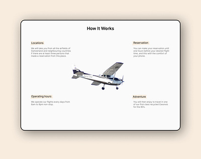Aviation website design ui web design