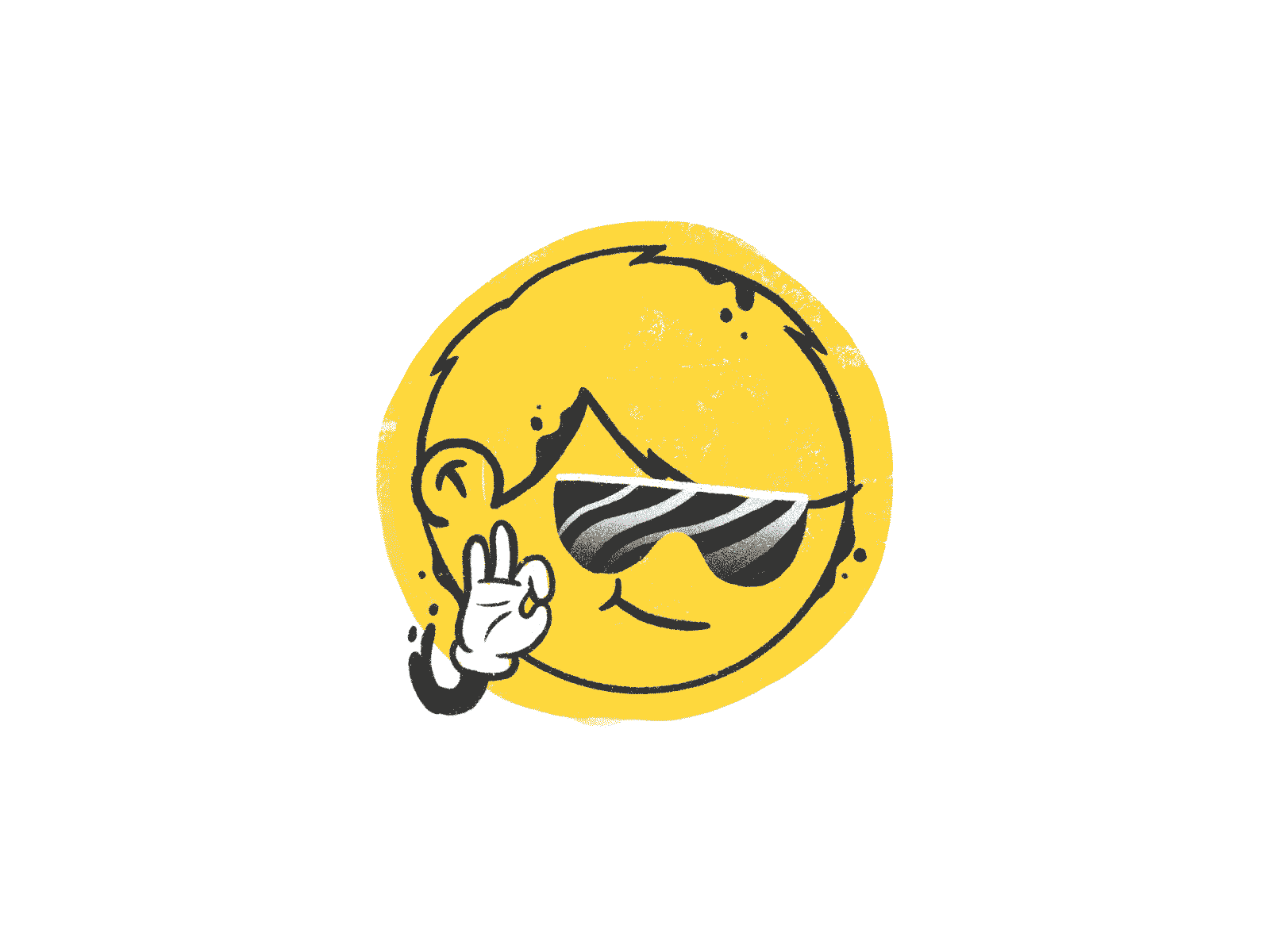 4144 - Cool Boy animated branding cartoon colors cool draw gif glasses handmade illustration ipad pro logo pattern procreate shades sticker summer