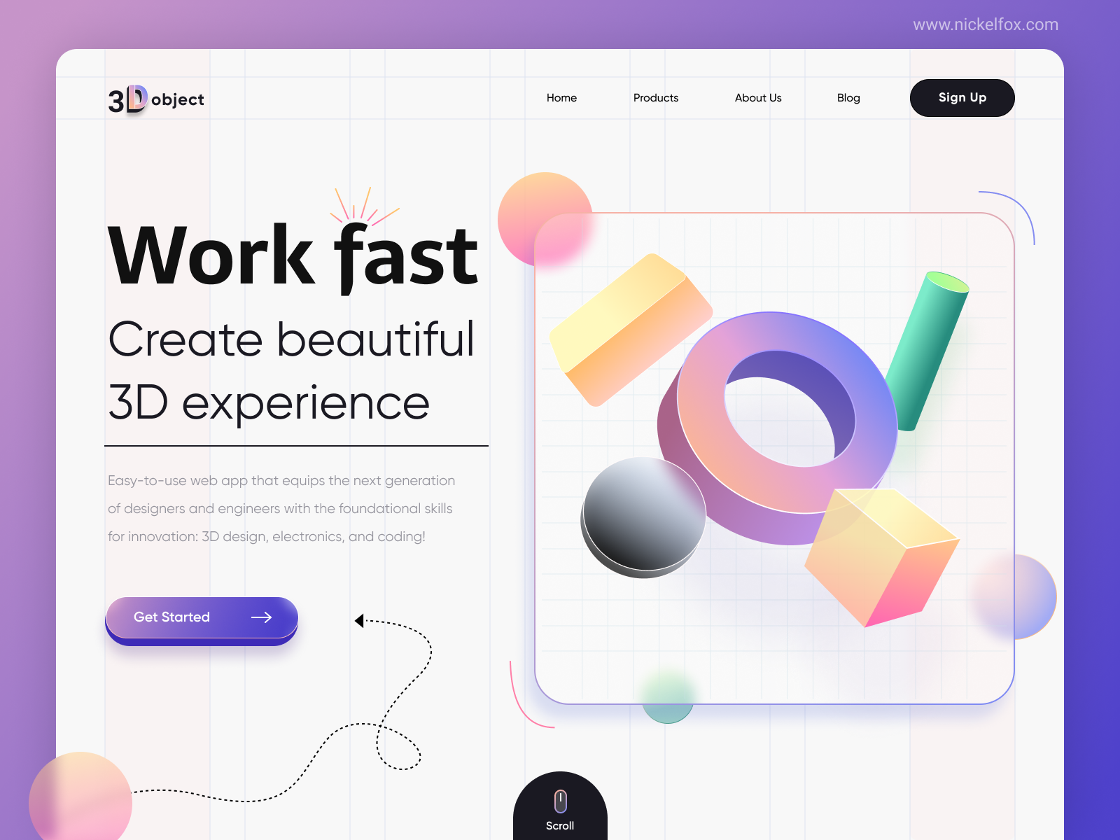 Example of Website Design (10 Pages)