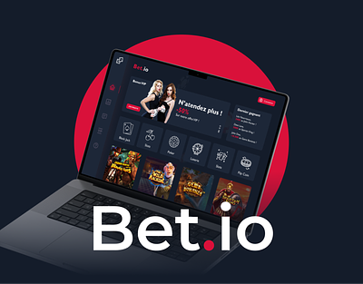Bet.io - Online Casino UI Design casino concept design desktopapp ecasino minimal ui uidesign uiux ux website