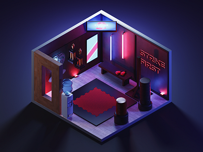 Gaming Room by Roman Klčo on Dribbble