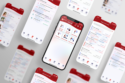 My School Mobile ios red ui university ux