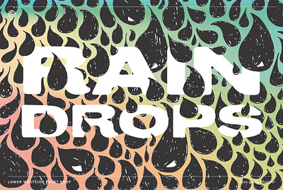 30 Hand-Drawn Raindrops doodle graphic design illustration pen drawing rain raindrops sketch