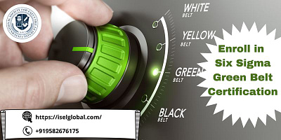 Green Belt Certification in India with ISEL Global greenbeltcertification leansixsigmacertification sixsigmacertificationonline sixsigmagreenbelt