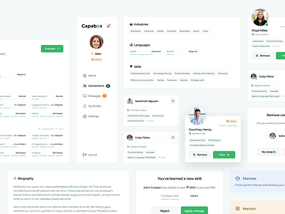 Capabox - components components designsystem mentee mentor mentoring styleguide ui ux
