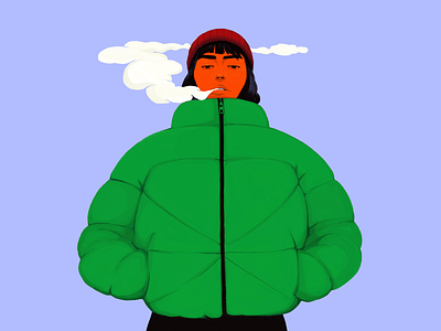 Self Portrait 0026 character digital drawing digitalart illustration self portrait