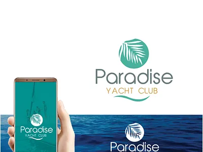 logo for luxury Yacht Club & Marina Resort in The Bahamas branding logo vector