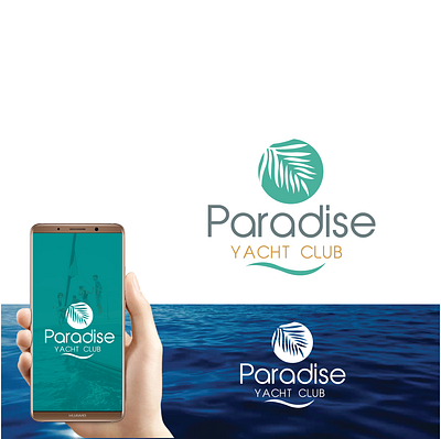 logo for luxury Yacht Club & Marina Resort in The Bahamas branding logo vector