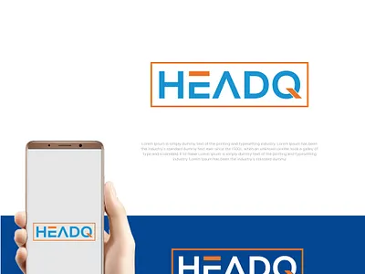 Logo HeadQ branding logo
