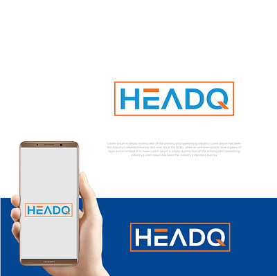 Logo HeadQ branding logo
