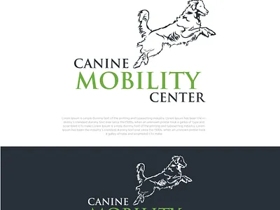 Logo for Dog Physiotherapy branding logo vector