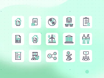 Economy Icon Group animation design icon