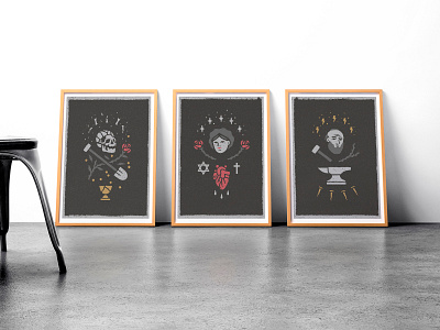 Illustrations - La Rosa de Pasión after effects animation becquer branding colour palette design digital illustration frame graphic design illustrated book illustration illustrator jewish logo photosho prints screen print silk print typography vector