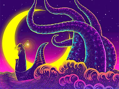 Kraken art fnd kraken nft nft artist nftart nfts sebrocbrick withfoundation