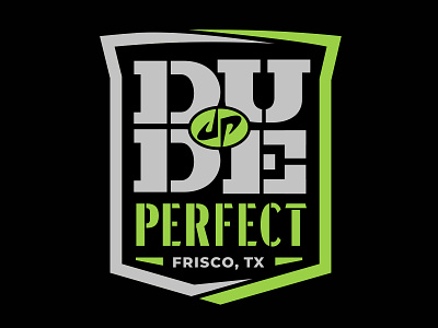 Dude Perfect T-Shirt apparel badge dude perfect frisco graphic tee shield sports t-shirt tee texas youtube