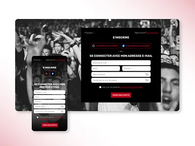 Daily UI 01/100 - Sign up page dailyui graphic design sign up ui webdesign