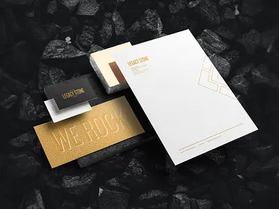 Legacy Stone Brand Identity brand identity branding design graphic design illustration logo vector