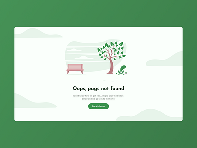 Daily UI 008 - 404 Page 008 404 dailyui design desktop not found ui web webdesign