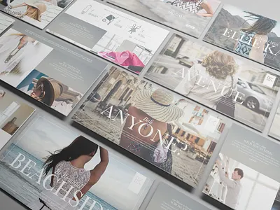 Ellie Kai Website branding design digital collage digital photography graphic design illustration logo mixed media ui vector