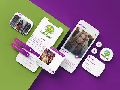 Dating App UI/UX app application awesome cannadate date date app dating app design graphic design illustration loading it solutions logo match minimal modern soulmate ui ui ux ux