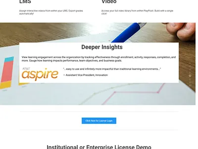 PlayPosit Squarespace Landing page design editor x logo squarespace ui web swatchers wordpress