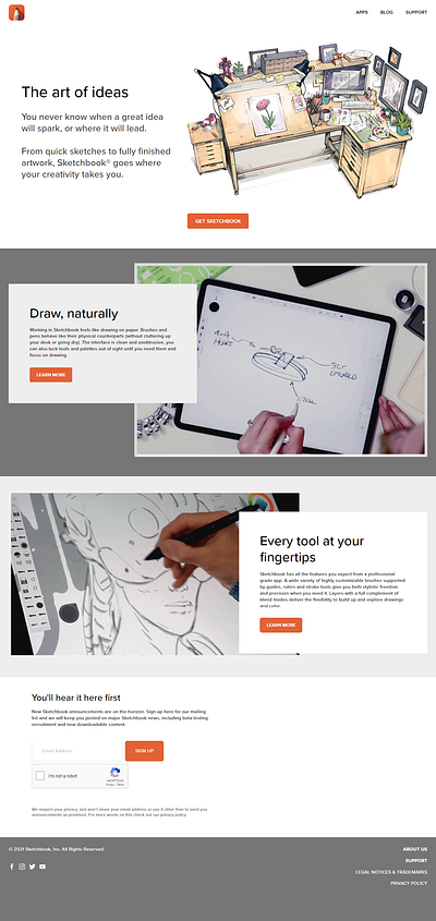 Sketchbook - For Squarespace Landing page design editor x squarespace ui web swatchers wordpress