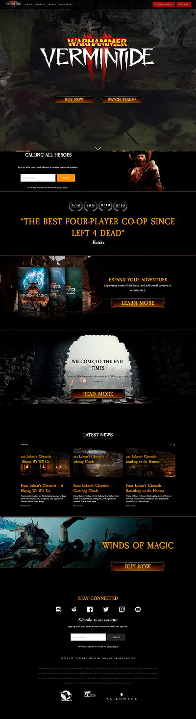 Warhammer_ Vermi Squarespace Landing page design editor x squarespace ui web swatchers wordpress