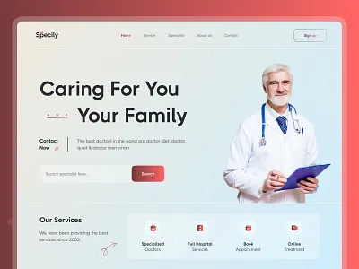 Medical Service Landing Page, Website doctor doctor web filip justic landing page masud rana medical landingpage medical service medical service web medical web medical website mrstudio rtralrayhan sajon shekh al raihan slava kornilov ui ux web design zahidvector zhenya rynzhuk
