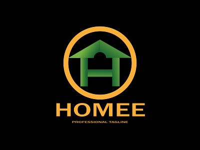 Homee-Real estate logo building skyscraper