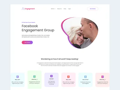 Love Website design agency clean design digital graphic design landing landingpage minimalism modern portofolio studio ui uiux ux web webdesign website website design