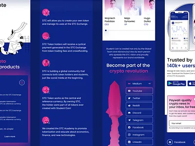 Student Coin boutique agency branding crypto custom software development design studio europe mobile app development product design software house technology partner ui ui design ux ux design uxui wayf wayf digital web app design web3 website