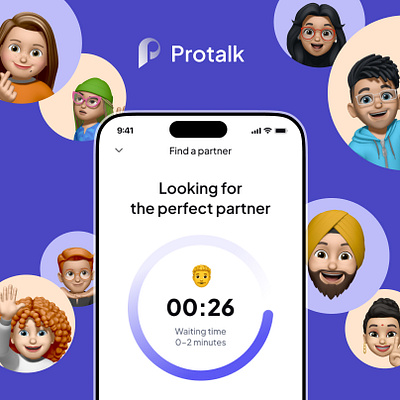 ProTalk – Modern English Speaking App UI Kit app ui english english speaking app learning app protalk speak speaking speaking app talk ui