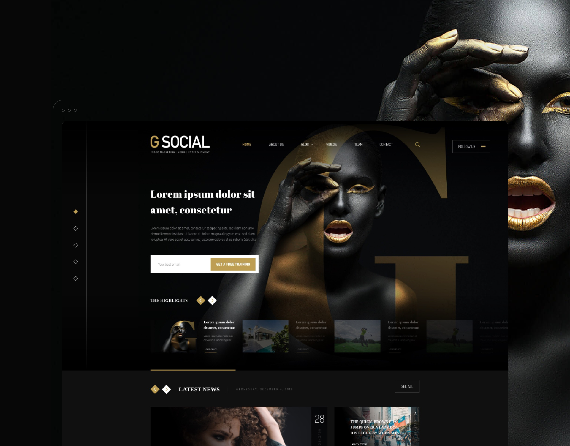 G Social - Website design ui ui design user experience user interface ux web design web design and development web development web development company web site wordpress