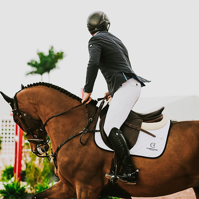 Cumberland Acres branding equestrian horses logo