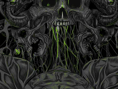 Tshirt metal design. Metal merch by Julia Art branding cover metal album cover music album dark art julia art logo metal art metal band metal merch metal music skull skulls tattoo tshirt design