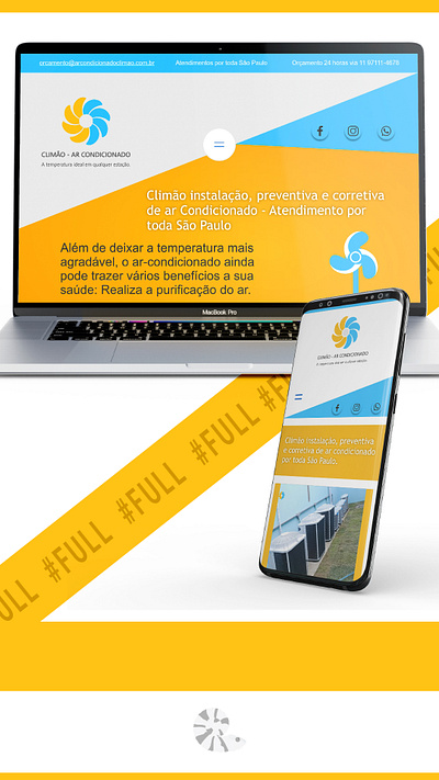 Site Climão Climatização - FullDynamic Digital logo